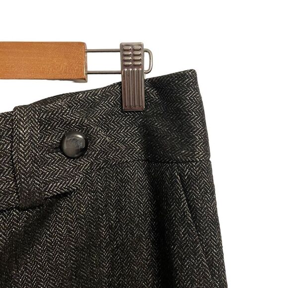 Talbots Made of Italian Fabric Wool Blend Wide Leg Trousers Pants Size 8 - Picture 2 of 10